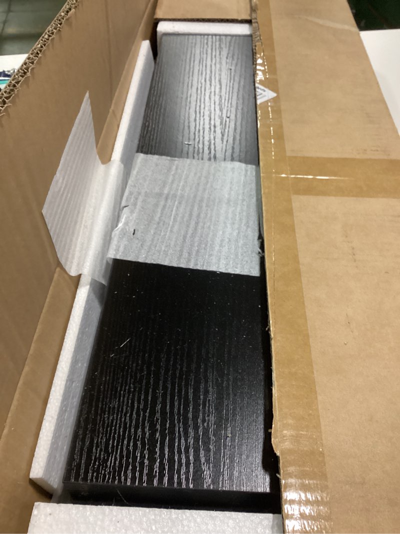 Condition photo showing Good Condition for Over-The-Toilet Storage Rack, 4-Tier Bathroom Organizer Shelf Over Toilet with Adjustable Shelf and Basket, Freestanding Space Saver Bathroom Shelves Above Toilet for Room (Pure Black)