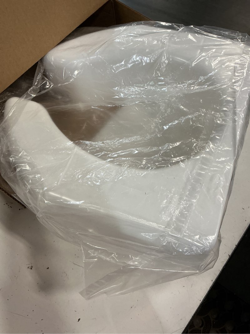 Condition photo showing As Is for sp 3 inch extender booster elevated raised toilet seat risers for seniors adults elderly handicap disabled fits most standard and elongated toilets - white