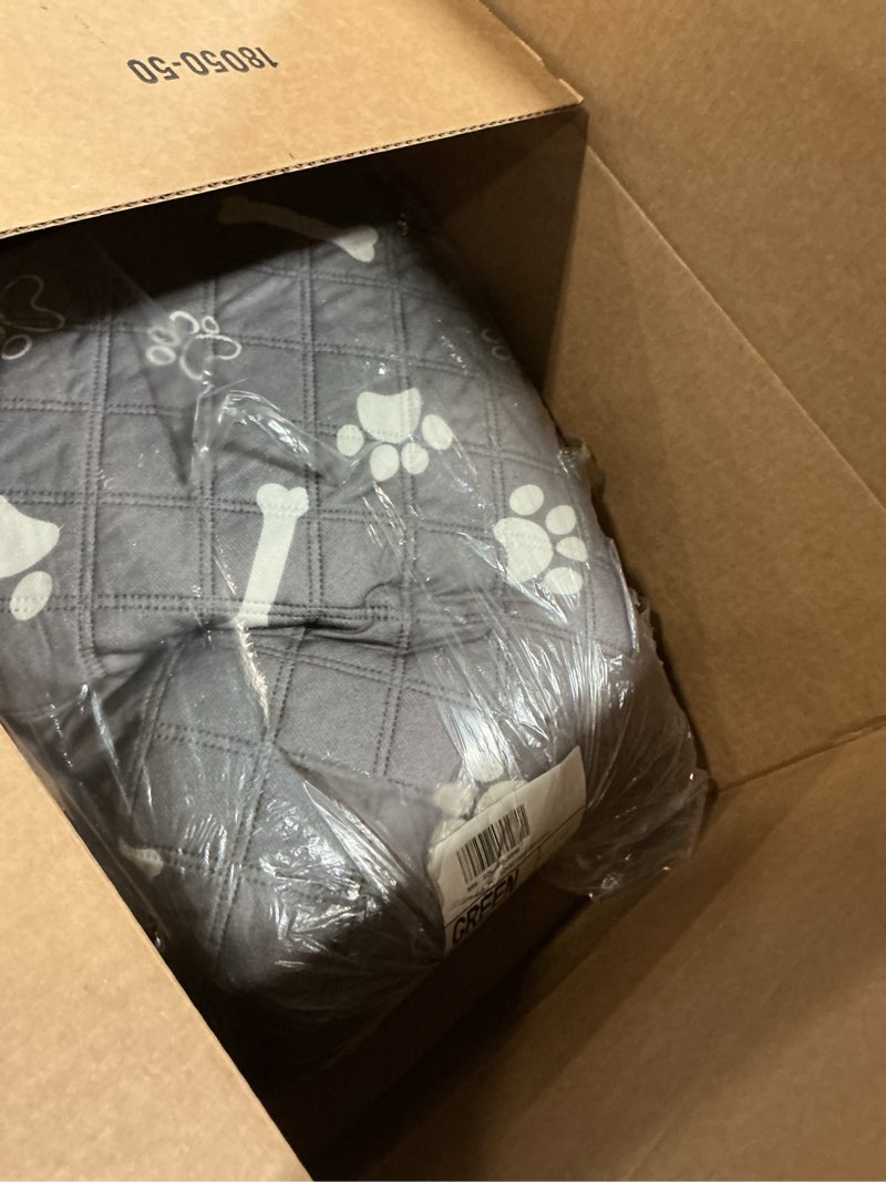 Condition photo showing As Is for PatiencET Washable Pee Pads for Dogs, 72 x 72 Extra Large Reusable Puppy Pads with Super Absorbent for Pet Training, Housebreaking and Incontinence, Puppy Potty Pads with Waterproof Bottom Printed Gray 72x72“