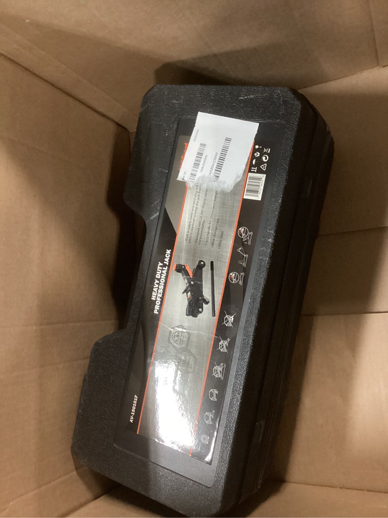 Condition photo showing Good Condition for 3 ton floor jack (6600 lbs), heavy duty hydraulic jack for car, heavy-duty floor jack with single piston pump, quick lift car jack 3 ton with lifting range 5.5'' to 18.5''