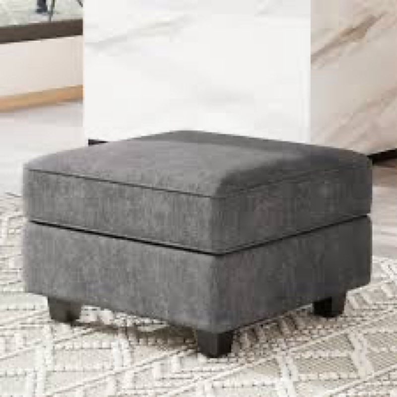 nairoby 26.4'' wide upholstered storage ottoman footstool module part for sectional sofa