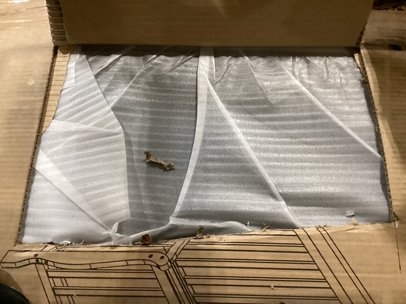 Condition photo showing Good Condition for dream on me jayden 4?in?1 mini convertible baby crib & changer with storage in black, pinewood, greenguard gold & jpma, 1” mattress pad, 3 mattress heights, converts to mini day & twin-size bed black 56.8"l x 29"w x 41"h