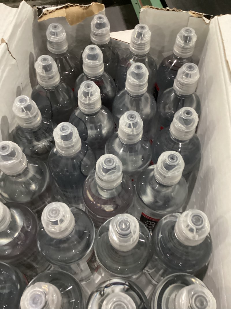 Condition photo showing New/Like New for Essentia Bottled Water, Ionized Alkaline Water; 99.9% Pure, Infused with Electrolytes, 9.5 pH or Higher with a Clean, Smooth Taste, 23.67 Fl Oz (Pack of 24)