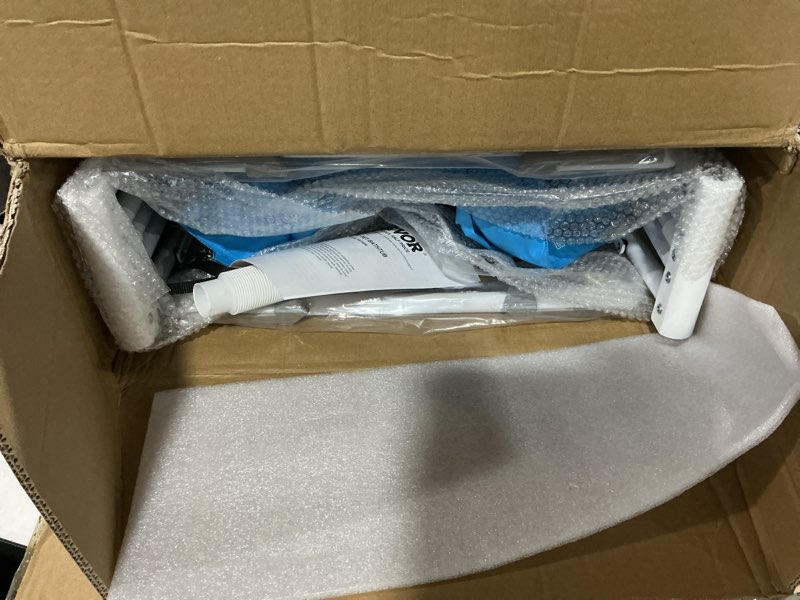 Condition photo showing Good Condition for vevor portable dog bathtub, elevated & foldable space-saving pet shower station with quick drainage, bathing tub for washing & grooming small and medium size dogs and cats indoor & outdoor, light blue