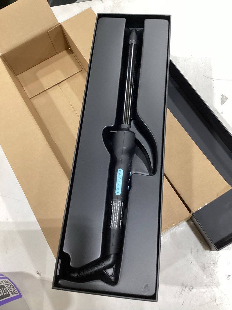Condition photo showing Good Condition for bio ionic long barrel curling iron with moisture heat technology & nanoionic mx versatile curling wand - multiple barrel sizes for tight, classic, loose & soft curls 1 inch (classic curls) black