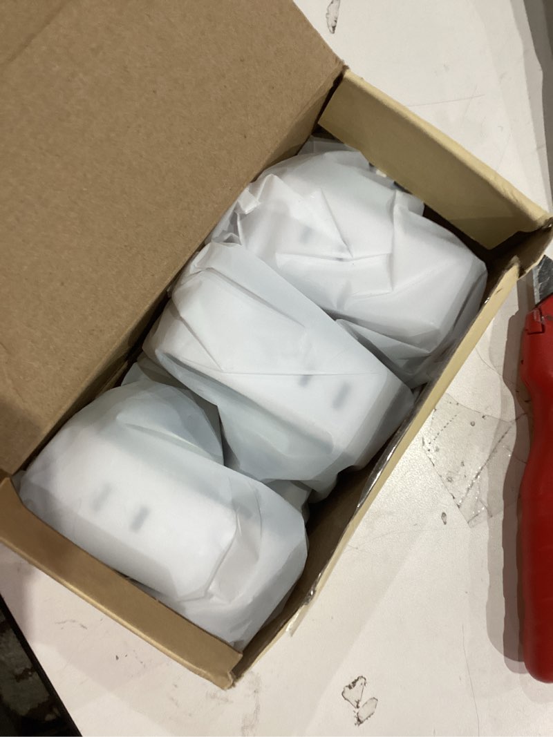 Condition photo showing New/Like New for US to UK Plug Adapter 3 Pack, TESSAN Type G Adapter for Travel with 4 Outlets 3 USB Charger(1 USB C), Ireland Power Adaptor for USA to England London Scotland Dubai Singapore Hong Kong Qatar Grey-Type G