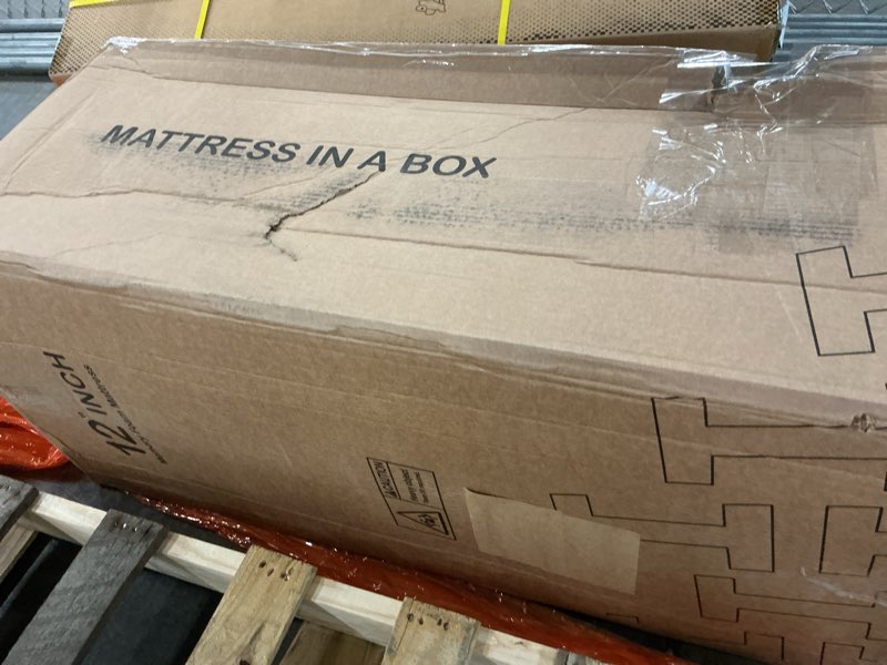 Condition photo showing New/Like New for 12 Inch King Green Tea Memory Foam Mattress for Cool Sleep & Pressure Relief, Bed in a Box, Removable Cover No Fiberglass, CertiPUR-US Certified
