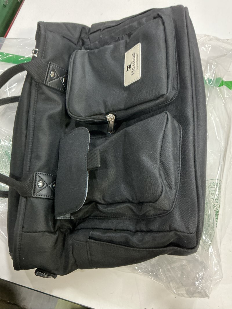 Condition photo showing Good Condition for Hafmall Large Insulated Lunch Bag for Women Men, Leakproof Lunch Box for Adults, Wide Opening Lunch Tote Bag with Shoulder Strap, Reusable Lunch Cooler Bag for Work, Picnic, Black