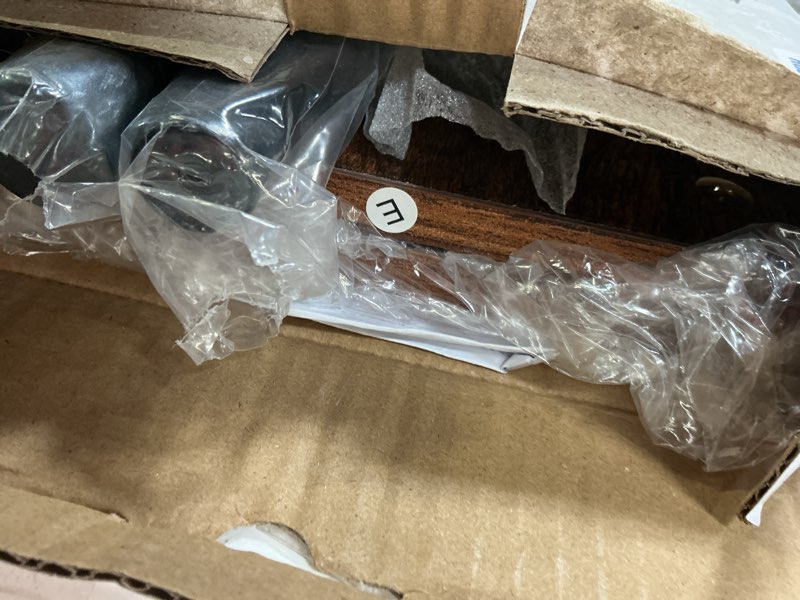 Condition photo showing New/Like New for jayrex countertop organizer organization, 3 tier moveable corner shelf organizer for kitchen, bathroom, spice rack, coffee area, over sink, dresser table (rustic brown)