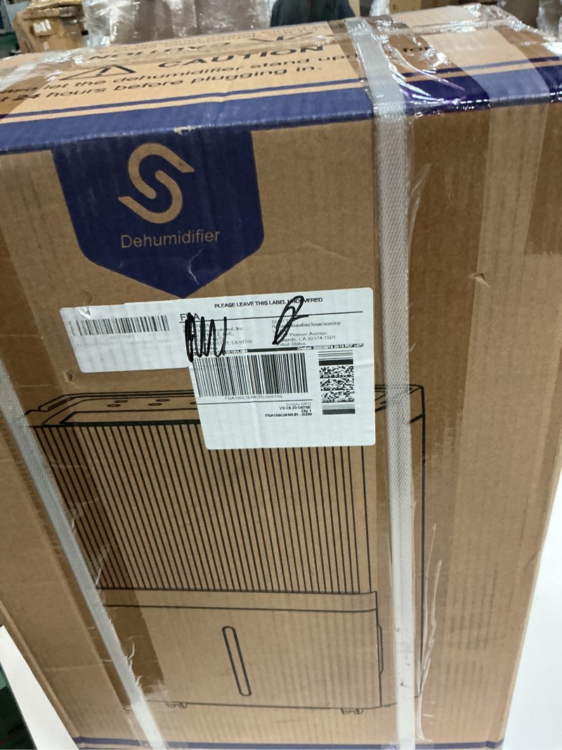 Condition photo showing New/Like New for 5000 Sq.Ft Dehumidifier for Basement and Home, 75 Pints Most Efficient Energy Star 2025 Dehumidifier with Drain Hose, Smart Humidity Control, 24H-Timer, for Bedroom, Bathroom, Large Room