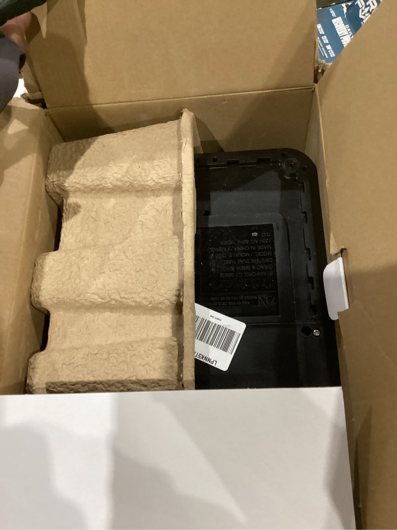 Condition photo showing As Is for Cuisinart Single-Serve Coffee Maker + Coffee Grinder with 8, 10, and 12 oz. Serving Size, Compatible with Single-Cup Pods, 48-Ounce Removable Reservoir, Stainless Steel, DGB-2SS