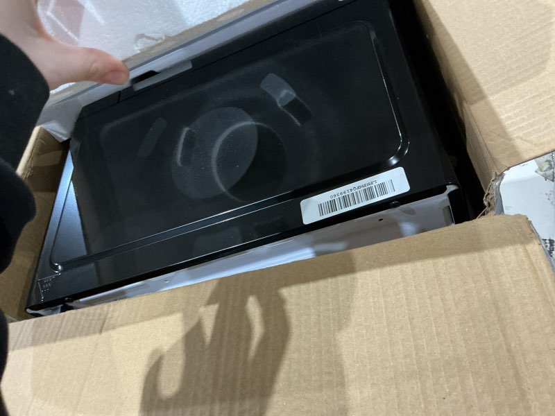 Condition photo showing Good Condition for chefman countertop microwave oven 0.7 cu. ft., 700 watts with 10 power levels, 6 cooking presets with one-touch express cook, eco mode, child safety lock, & mute button - black