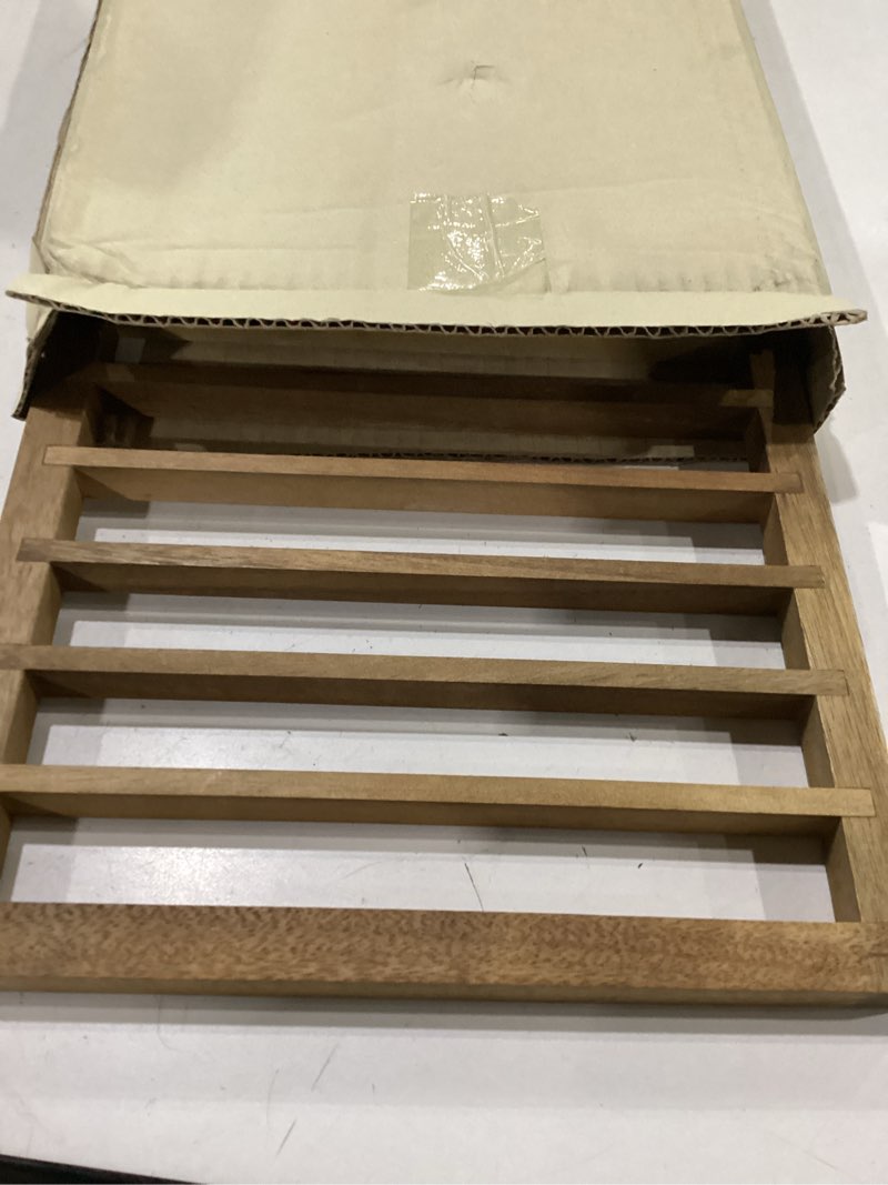 Condition photo showing New/Like New for acacia wood 16.5" x 10" large trivet - protects countertops - environmentally friendly