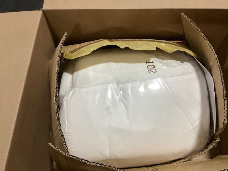 Condition photo showing Good Condition for coonp queen mattress topper, extra thick pillowtop, cooling and plush mattress pad cover cotton top bed topper protector with 8-21 inch deep pocket white queen