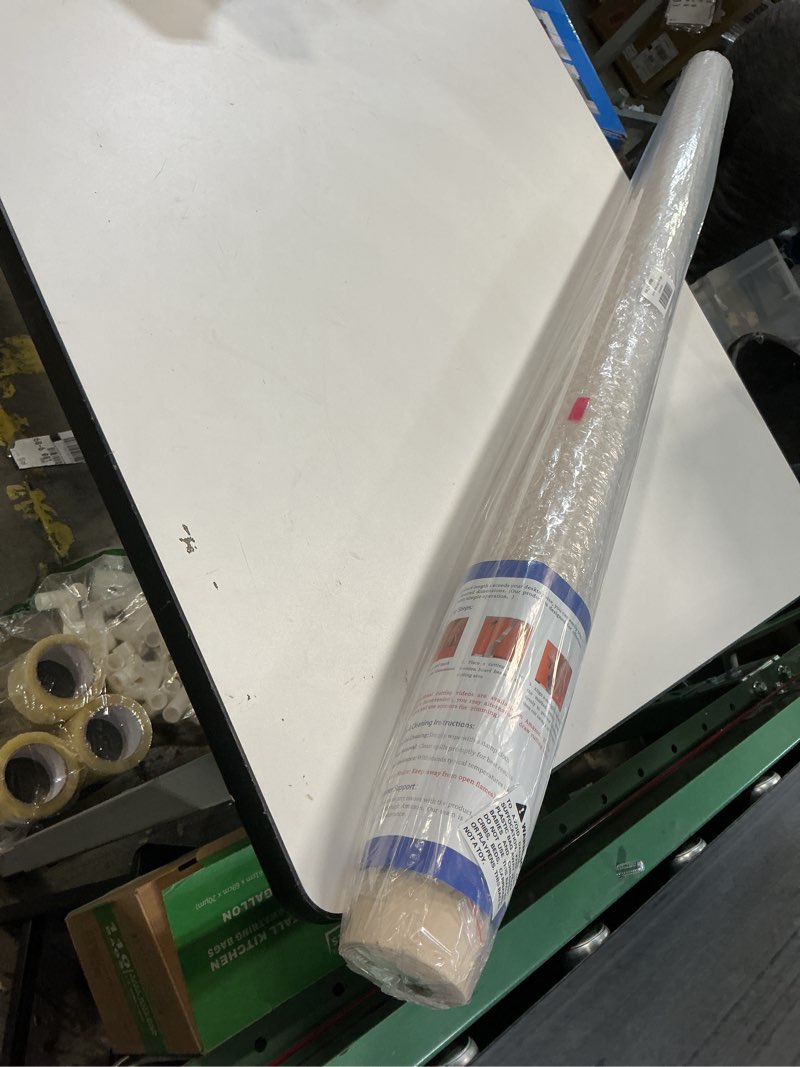 Condition photo showing New/Like New for Table Protector for Dining Room - Can Be Used On Both Sides Waterproof and Easy to Clean Good Flatness Used for Dining Table(Off White+Light Gray 54x54) Off White+light Gray 54×54inch