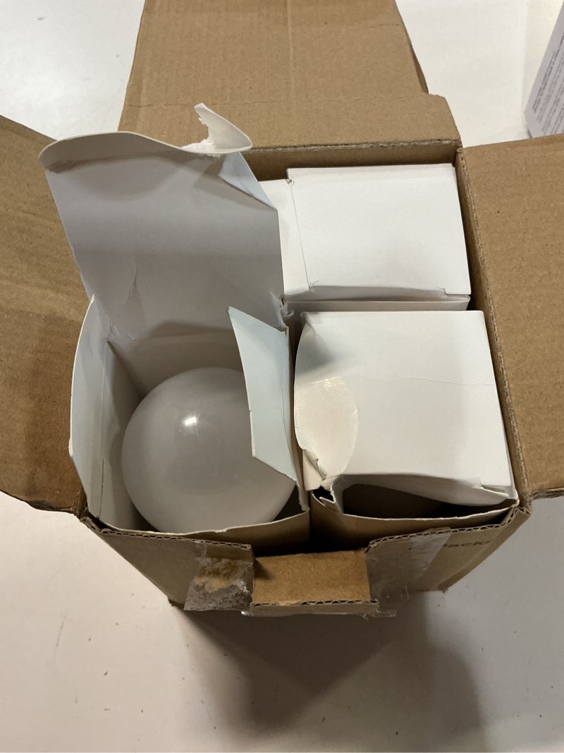 Condition photo showing New/Like New for rechargeable battery operated a19 light bulbs with remote, dimmable detachable battery powered led bulb with 15 colors shift & timer, cordless emergency bulb for wall sconce, non-hardwired, 4-pack 15 colors 4 pack