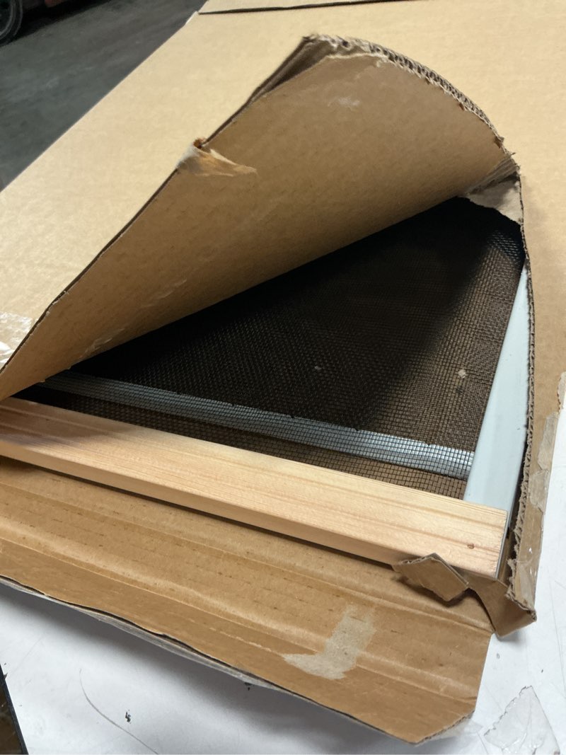 Condition photo showing Good Condition for Frost King 2AWS1537 WB Marvin Adjustable Window Screen, 15in High x Fits 21-37in Wide (2 Pack) 15" High x Fits 21-37" Wide (2 Pack)