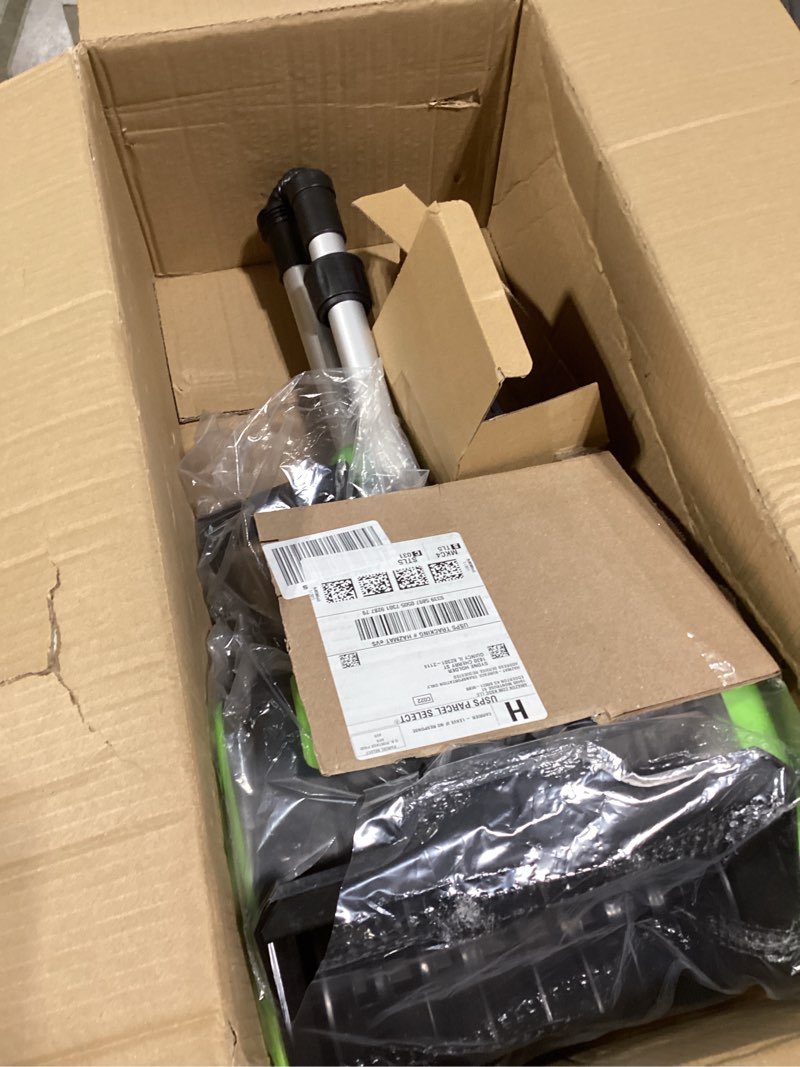 Condition photo showing Good Condition for Cordless Snow Shovel, 900W 20V 4Ah Battery Electric Snow Thrower Cordless Snow Blower 300lb/min Snow Removal, 17FT Throw Distance, 12lb Lightweight for Driveway/Steps/Patio/Sidewalk