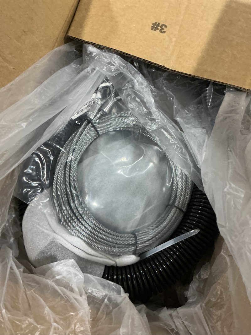 Condition photo showing Good Condition for morningro heavy-duty double-looped garage door extension springs bundle springs, 3" pulleys, and extension cables for 7' feet garage door hardware parts (110 lb)