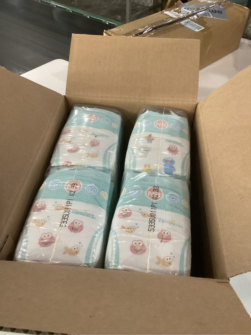 Condition photo showing New/Like New for pampers diapers - baby dry - size 0, 104 count, absorbent disposable newbort diaper (packaging may vary) newborn 104