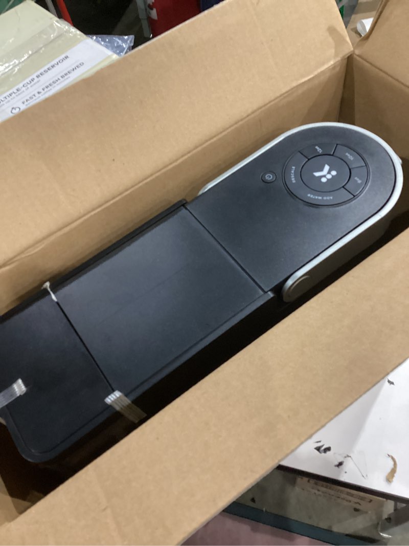 Condition photo showing As Is for Keurig K-Slim Single Serve K-Cup Pod Coffee Maker, Multistream Technology, 3 Brew Sizes, Slim and Sleek Design, 46oz Removable Reservoir, Black