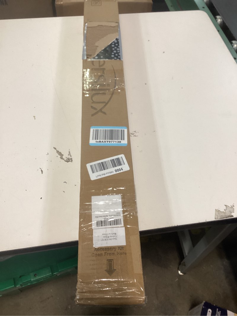 Condition photo showing New/Like New for persilux no drill no tools 100% blackout window blinds, free-stop cordless roller blinds for windows, uv protection thermal insulated roller shades for windows bedroom home (white, 34" w x 72" h)