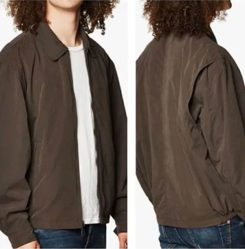 London Fog Men's Auburn Zip-Front Golf Jacket (Regular & Big-Tall Sizes), Dark Brown, Large