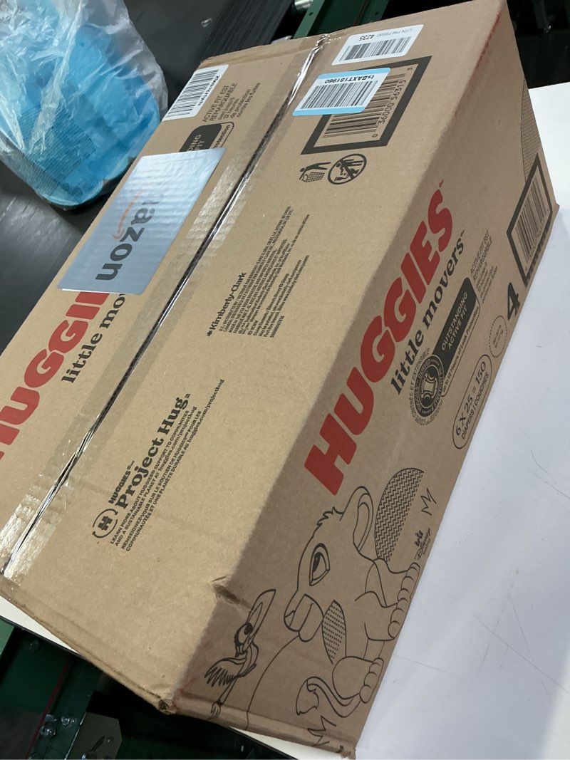 Condition photo showing New/Like New for Huggies Little Movers Disposable Diapers - Econ+ Pack - Size 4 - 150ct