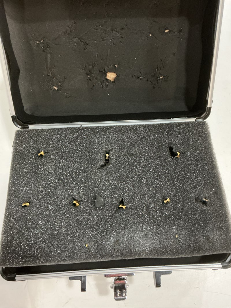 Condition photo showing As Is for KJE 20 in 1 (1/2"to 2-1/8") Carbide Hole Saw Kit for Metal - Heavy Duty TCT Hole Cutter Drill Bits S