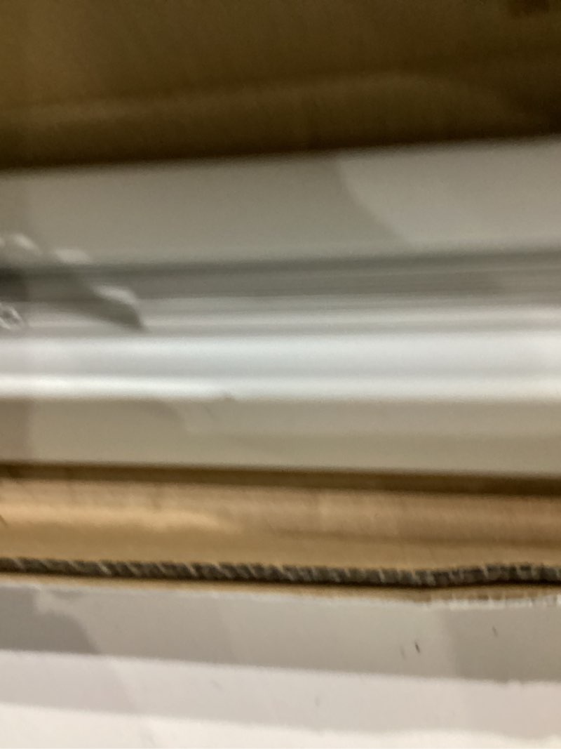 Condition photo showing As Is for white blinds