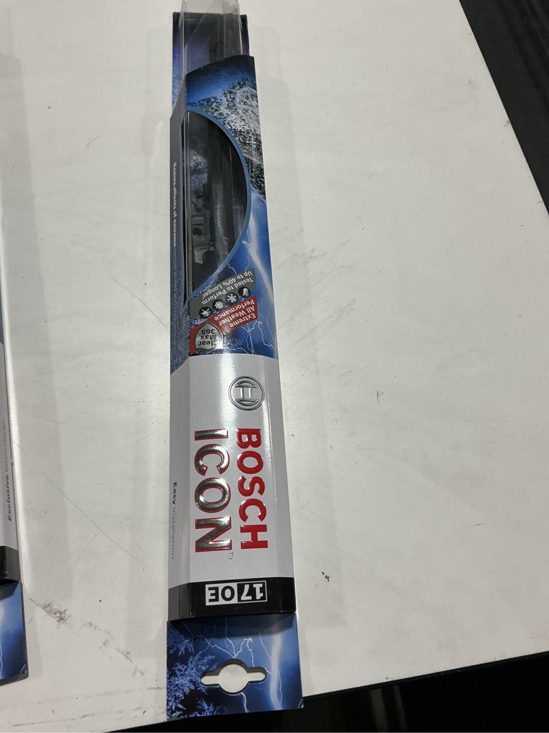 Condition photo showing As Is for bosch wiper blade 17 inch - 17oe
