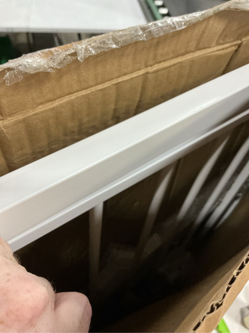 Condition photo showing Good Condition for safety 1st easy install walk thru baby gate for doorway with door, dog gates, fits 29"-38", easy install 28" tall, white 1-pack 29" to 38" wide x 28" tall white