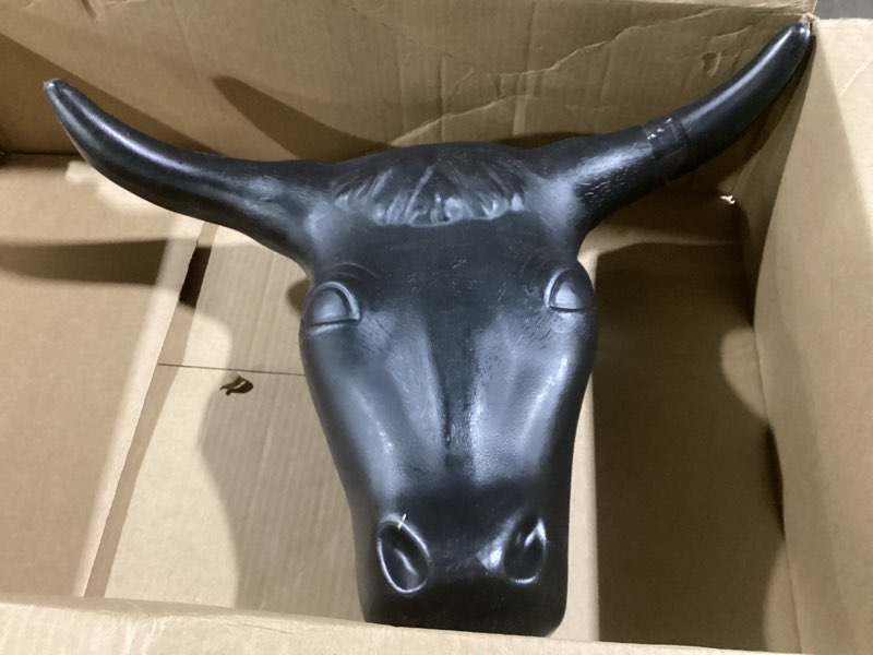 Condition photo showing As Is for Tough 1 Steer Head, Black