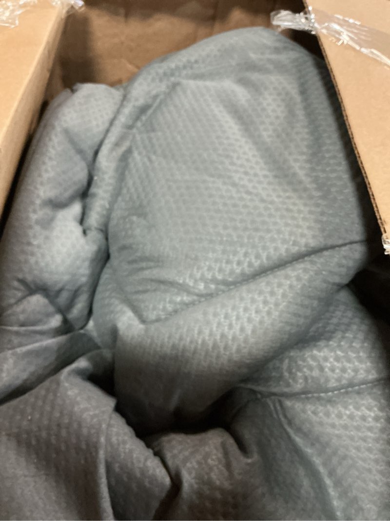 Condition photo showing As Is for elven home king size mattress pad waterproof, cooling mattress topper noiseless, leak proof mattress protector deep pocket washable, quilted fitted soft king mattress pad cover (78x80 inch, grey) king grey