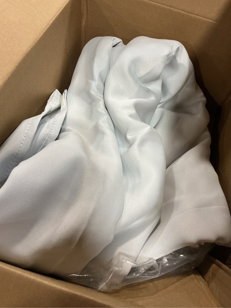 Condition photo showing As Is for Floor to Ceiling Curtain for Wall Ceiling Mount Track - Extra Wide blackout Curtains Soundproof Room 1 panel 