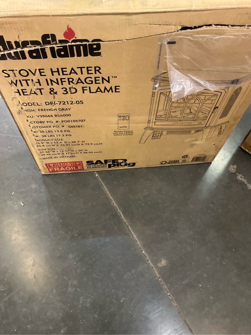 Condition photo showing New/Like New for Duraflame stove heaterwith infragen heat 3dflame