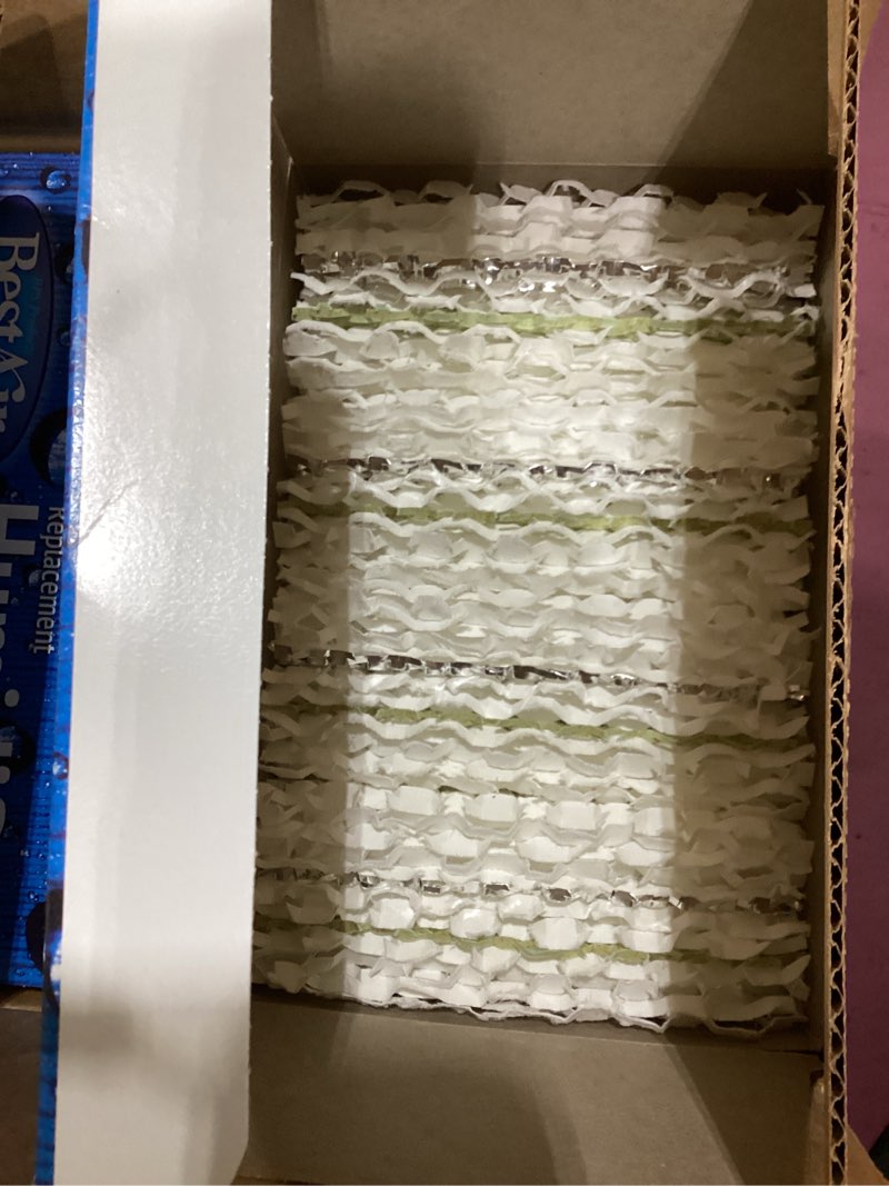 Condition photo showing Good Condition for bestair es12-2 extended life humidifier replacement paper wick humidifier filter, for emerson, quiet comfort & kenmore models, 10" x 9.4" x 6.5", 2 pack (8 filters)