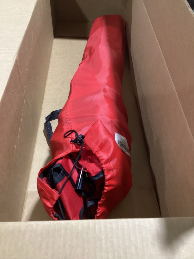 Condition photo showing As Is for Damei century Folding Camping Chairs- Lightweight, Portable Chair for Beach, Lawn, Outdoor Sports Red