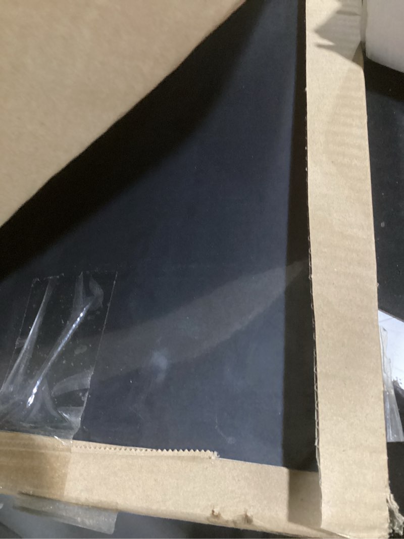 Condition photo showing As Is for 2 pcs door kick plates - 6 x 30 inches kick plates for exterior interior doors protection decor, 1.5mm (1/16 inch) thickness rectangular aluminum door push plate (white) 6 x 30 inch white