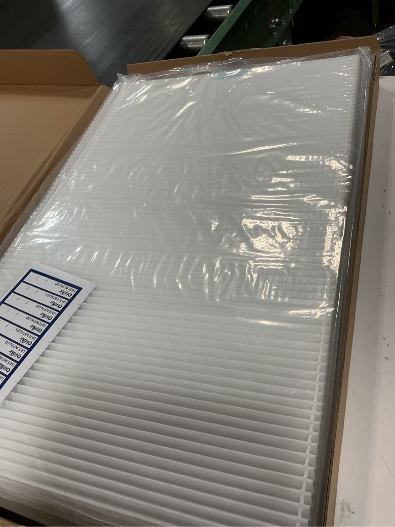 Condition photo showing Good Condition for 16x25x1 merv 8 air filter,ac furnace air filter,reusable abs plastic frame, 7 pack replaceable filter media (actual size: 15 3/4" x 24 3/4" x 3/4") 16x25x1 merv8 ( 1 frame + 7 filter media )
