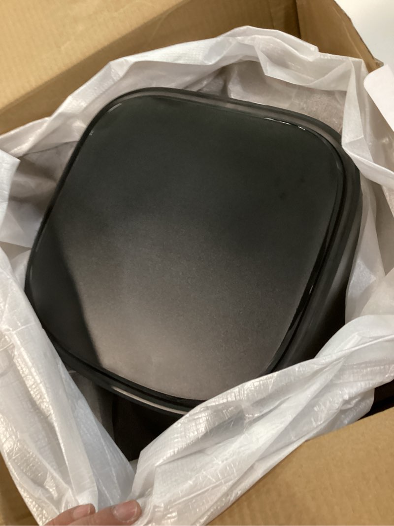 Condition photo showing Good Condition for Chefman Air Fryer – 6 QT Compact Airfryer for Quick & Easy Meals in Minutes, Features Hi-Fry Technology for Extra Crisp, Touchscreen Controls with 4 Presets, Nonstick & Dishwasher Safe Basket - Black Black 6 Quart