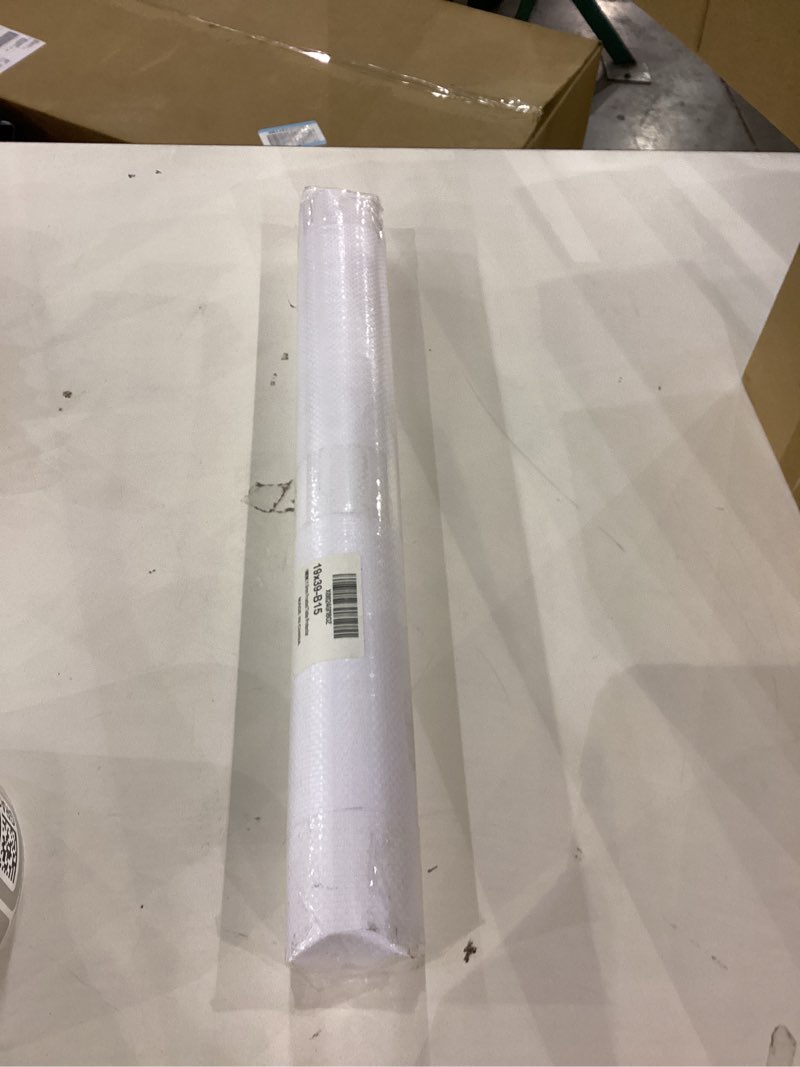 NECAUX Custom Multisize 1.5mm Thick Frosted PVC Table Cover Protector - 19 x 39 Inch Rectangular Pla