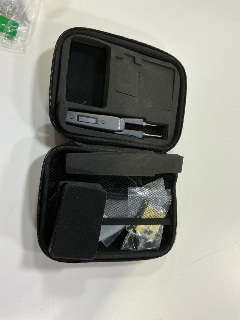 Condition photo showing Good Condition for sequre ht140 2-in-1 portable hot tweezers soldering iron kit, 2s fast heating, 122-932?, 3 preset temperature, temp calibration, auto sleep, smart digital soldering iron for smd work, micro soldering