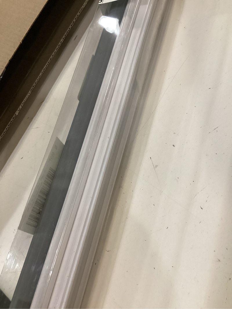 Condition photo showing As Is for aosky cordless roller shades blackout blinds for windows room darkening rolled up shades with spring system, uv protection window shades door blinds for home and office (34" w x 72" h, grey) 34"w x 72"h grey
