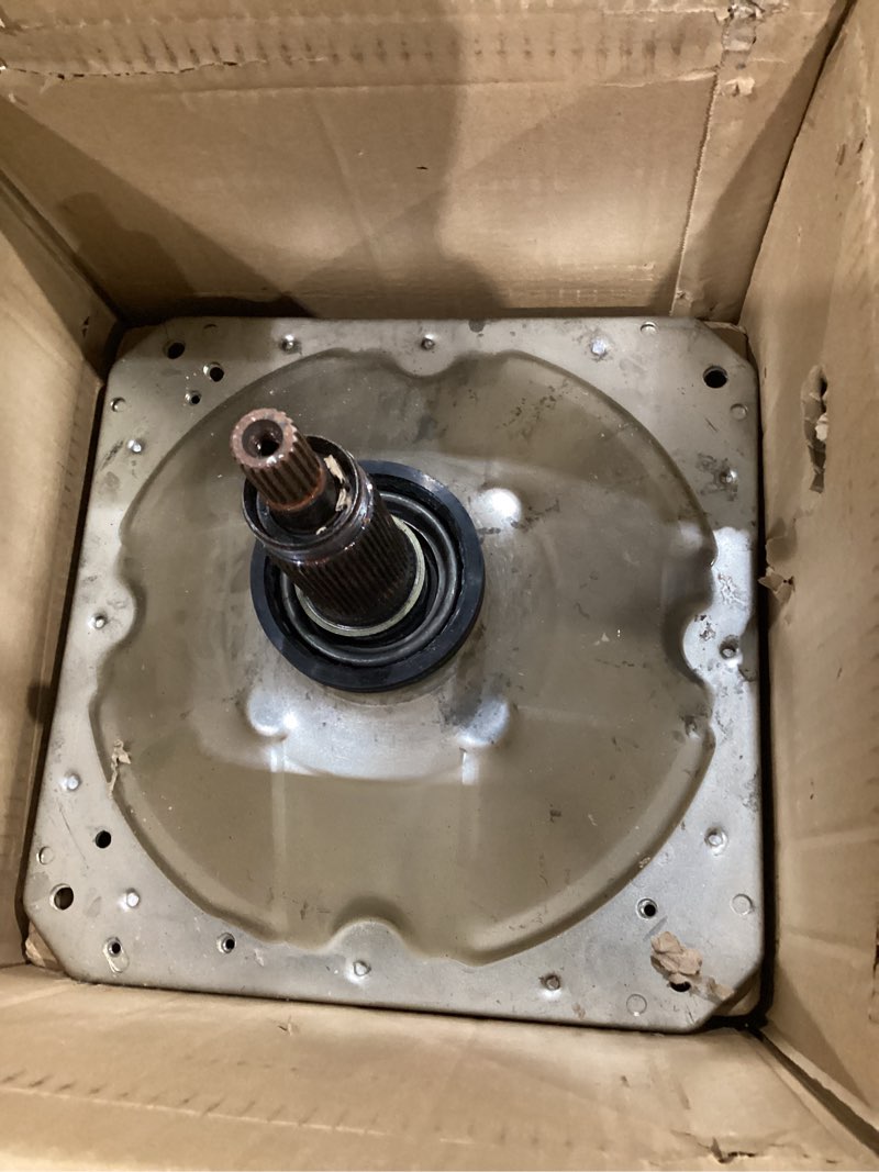 Condition photo showing As Is for w11393685 washer gear case top load replacement for whirlp washing machine transmission gearcase for maytag 7mmvwb855e part replaces w10447976 w10811956 w10868473 w11134159