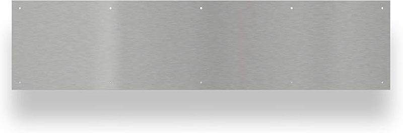 hardware essentials 852737 aluminum non-magnetic, screw-in, door kick plate 8" x 34" anodized aluminum finish ??