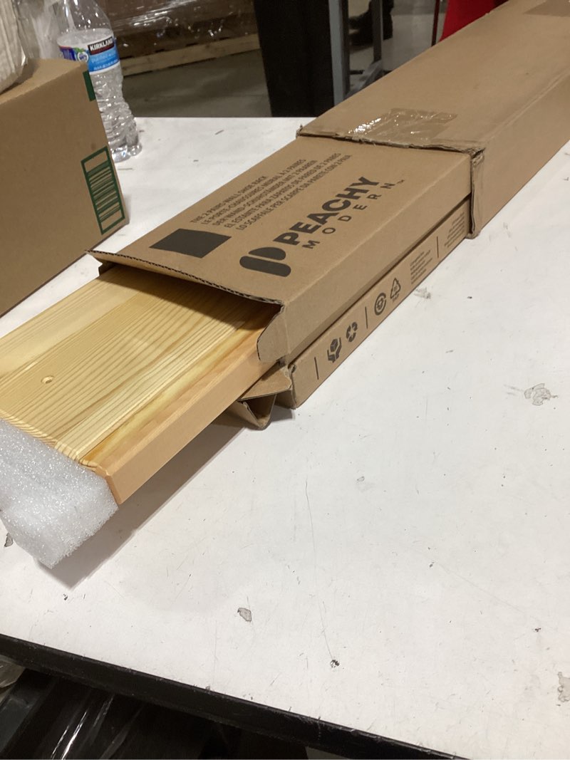 Condition photo showing Good Condition for Wall Mounted Shoe Rack - A Wooden, Modern, Slim, and Small Shoe Storage Solution for Shoes and Boots in Narrow Spaces, entryways, or hallways. (20-in-Wide, Pack of 2) 20-in-wide (Pack of 2)