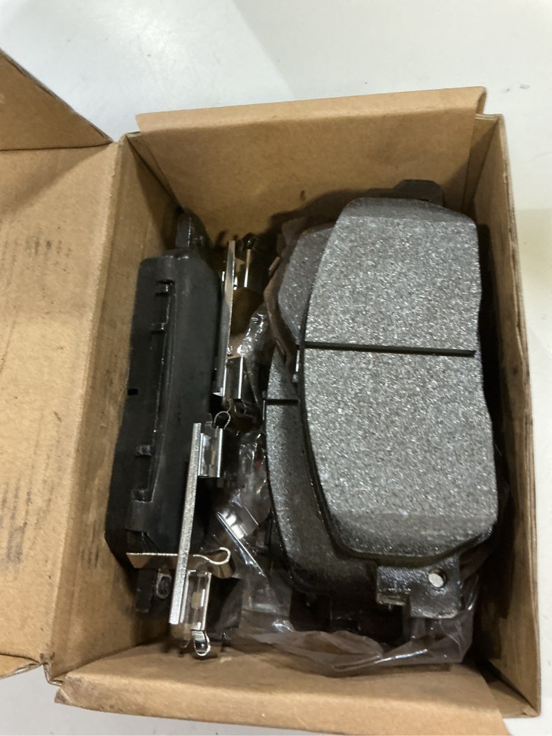 Condition photo showing As Is for d1451 d1654 8pcs ceramic front rear brake pads with clips fit for 2013-2017 for honda accord
