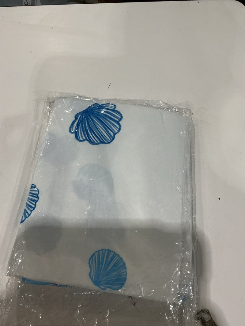 Condition photo showing Good Condition for horaldaily summer tablecloth 52 x 70 inch rectangular watercolor sealife | shells seasonal washable table cover for party picnic dinner decor