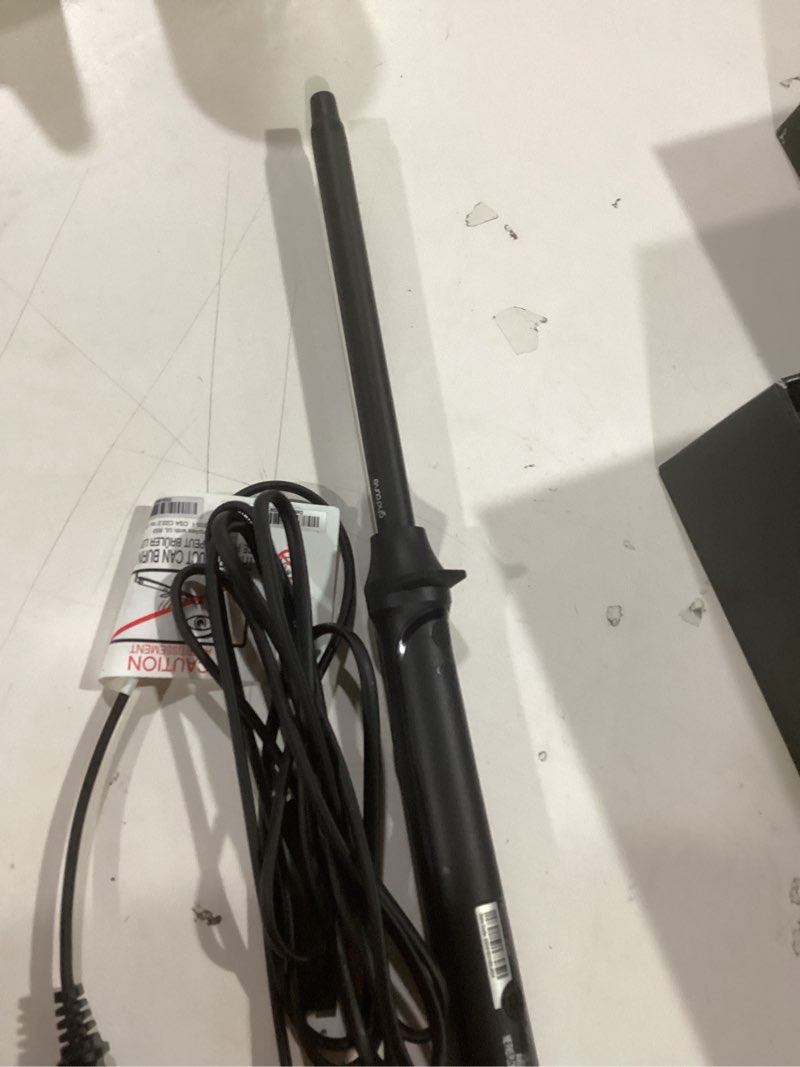 Condition photo showing Good Condition for ghd Curve® Professional Hair Curling Irons & Wands | Soft Waves, Classic and Tight Curls | 0.5 –1.5 Inch Barrels’ | 365ºF Styling Temp Preventing Heat Damage + Auto Sleep Mode Tapered Wand - 0.5" Curling Wand